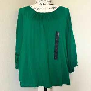 Banana Republic Emerald Green Top